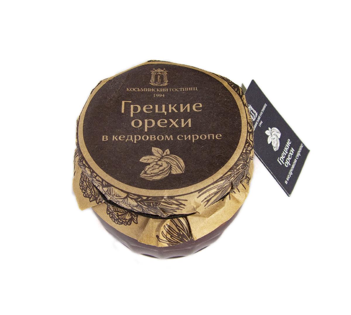 грецкие орехи в кедровом сиропе, 160 гр