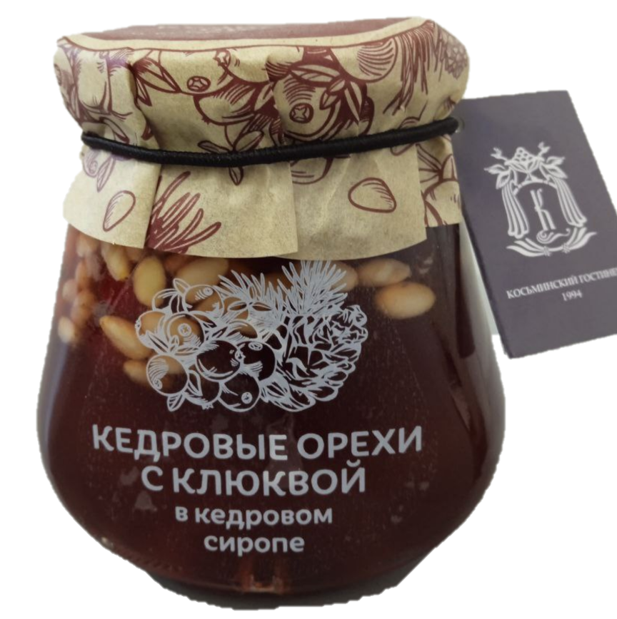 Кедровые орехи с клюквой в кедровом сиропе 290