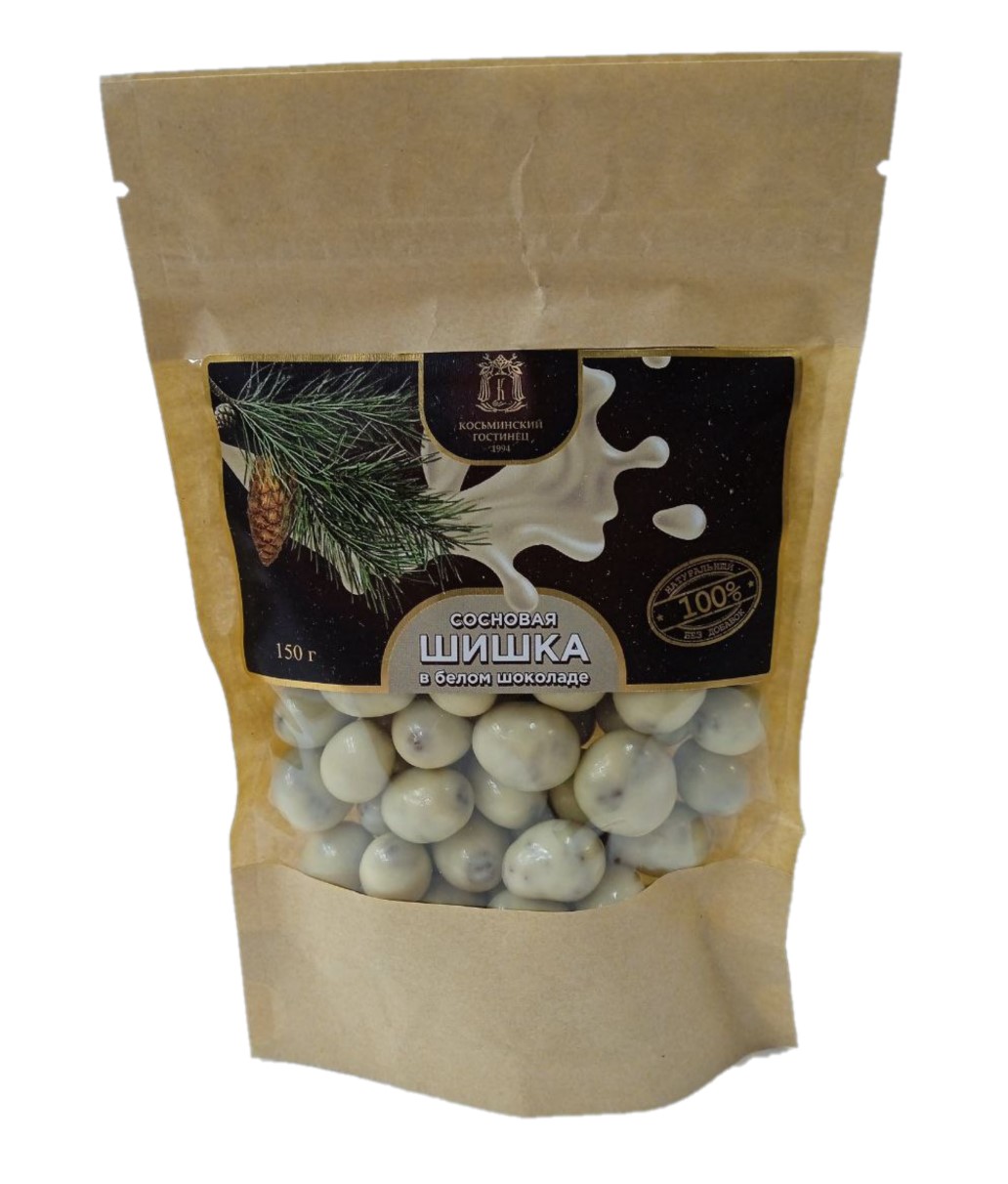 цукаты в белом шоколаде, 80гр, крафт