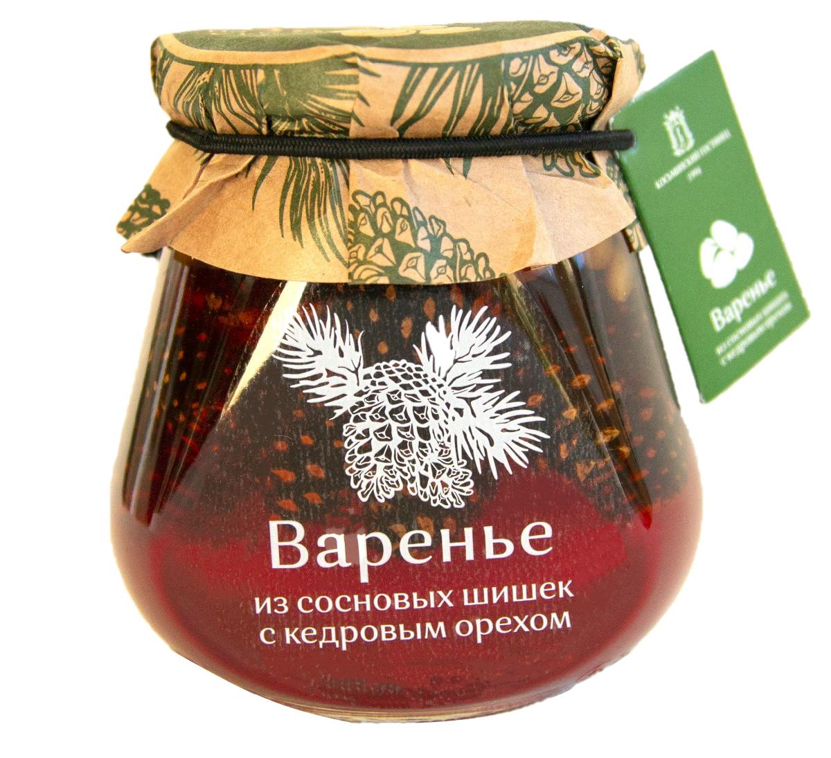 варенье из сосновых шишек с кедровым орехом, 290 гр
